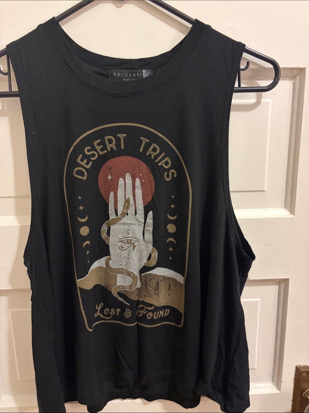 Neoclassics Black Desert Trips Graphic Muscle Tee